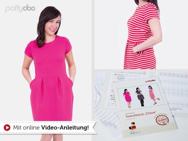 Schnittmuster Chloe Sweatkleid by pattydoo